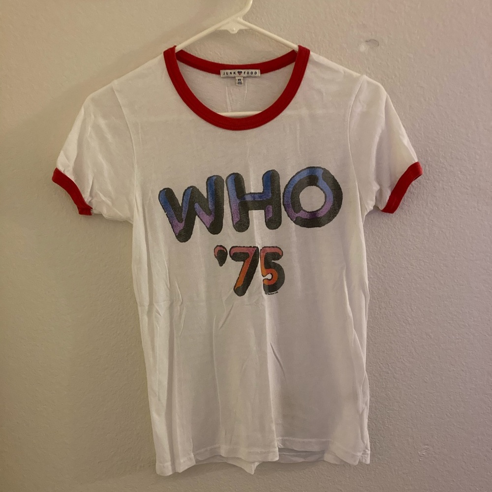 Junk food Who band T-shirt